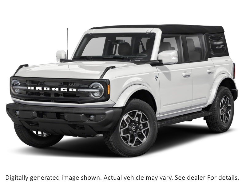 2026 Ford Bronco Outer Banks 4 Door 4X4 Oxford White  Shot 4