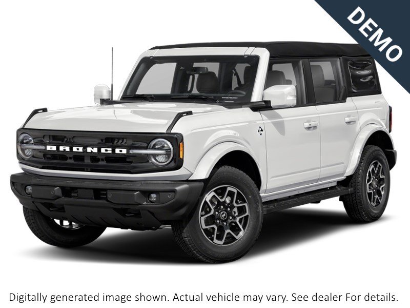 2026 Ford Bronco Outer Banks 4 Door 4X4 Oxford White  Shot 1
