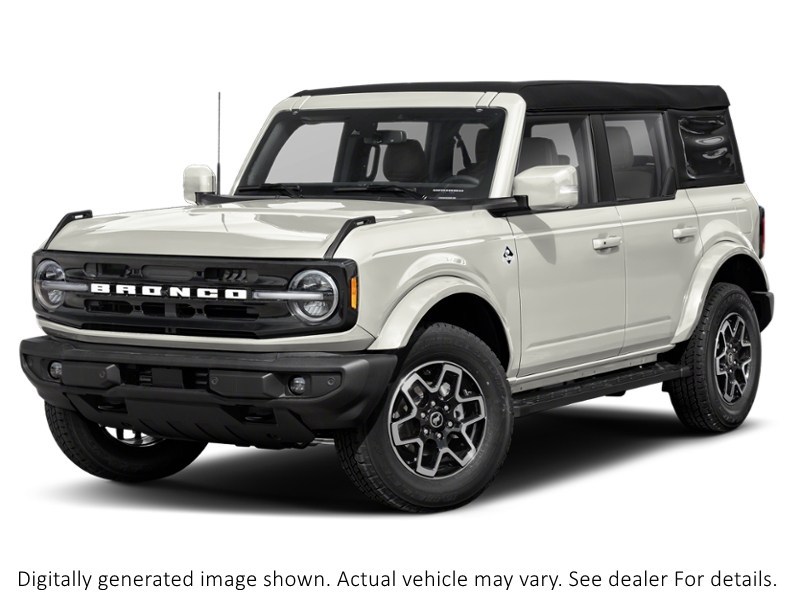 2026 Ford Bronco Outer Banks 4 Door 4X4 Wimbledon White  Shot 4