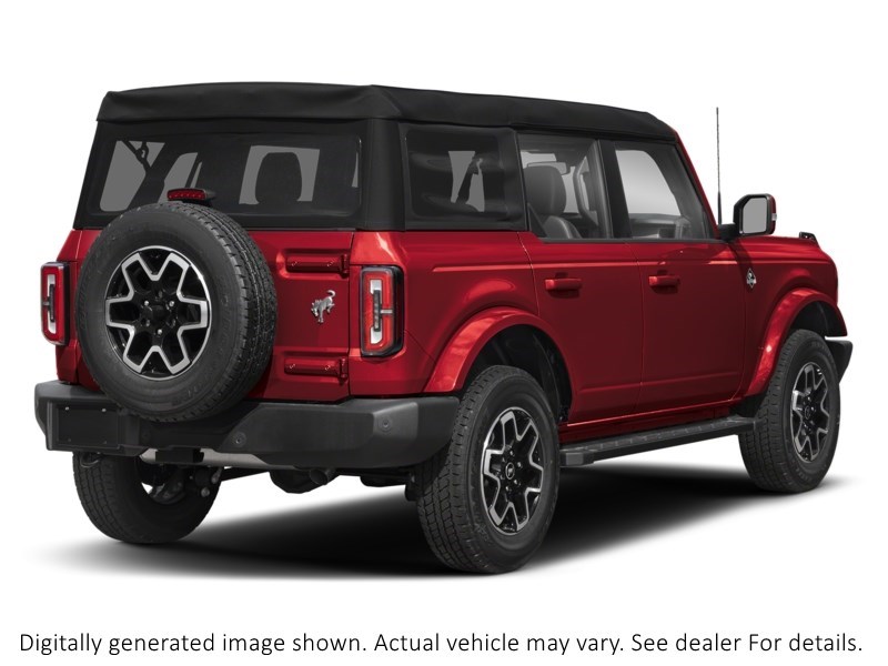 2026 Ford Bronco Outer Banks 4 Door 4X4 Ruby Red Metallic Tinted Clearcoat  Shot 6