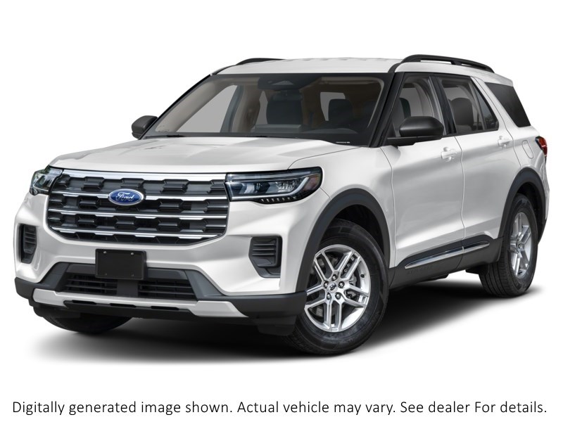 2026 Ford Explorer Active W/200A Pkg 4WD Space White Metallic  Shot 4