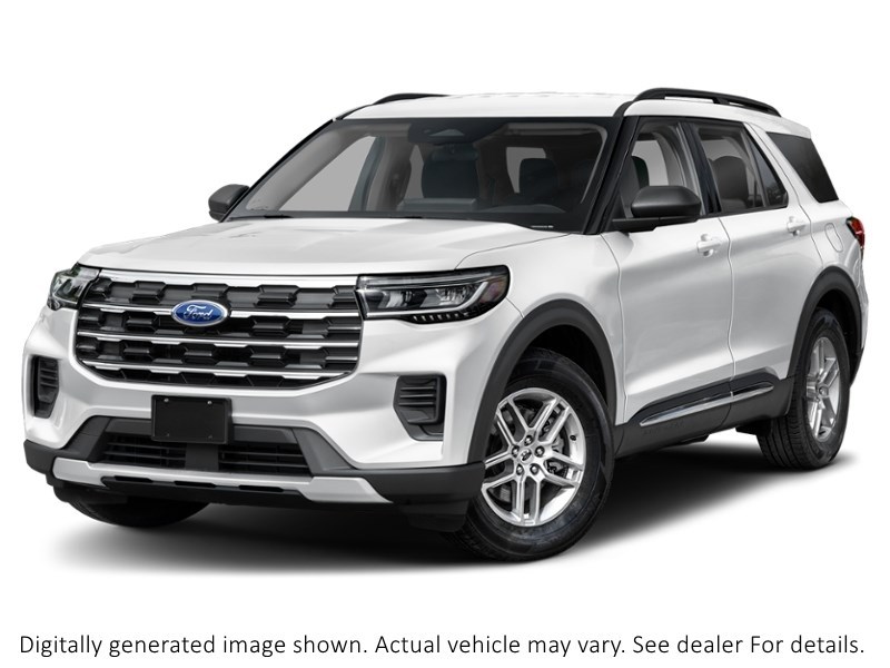 2026 Ford Explorer Active W/200A Pkg 4WD Space White Metallic  Shot 1