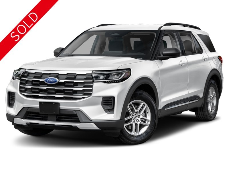 2026 Ford Explorer Active W/200A Pkg 4WD Space White Metallic  Shot 1