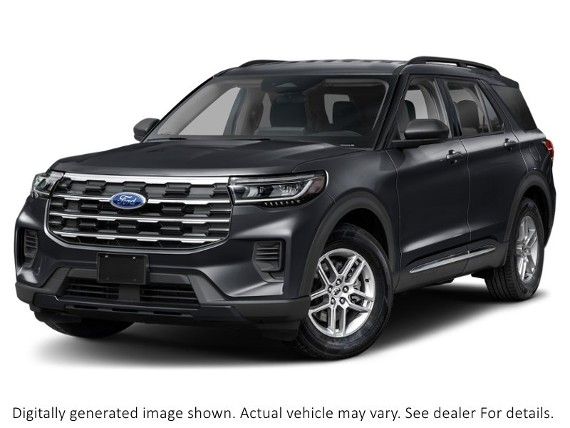 2026 Ford Explorer Active W/200A Pkg 4WD Agate Black Metallic  Shot 1