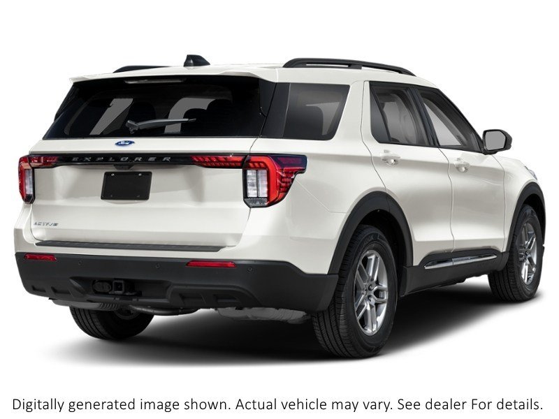 2026 Ford Explorer Active W/200A Pkg 4WD Star White Metallic Tri-Coat  Shot 2