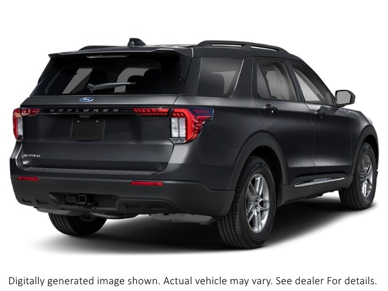 2027 Ford Explorer Active W/200A Pkg 4WD Agate Black Metallic  Shot 6