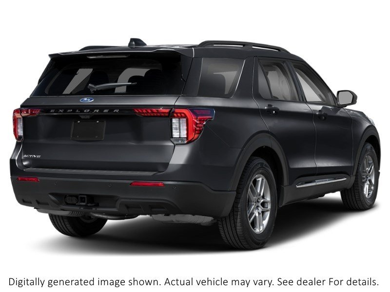 2026 Ford Explorer Active W/200A Pkg 4WD Agate Black Metallic  Shot 6