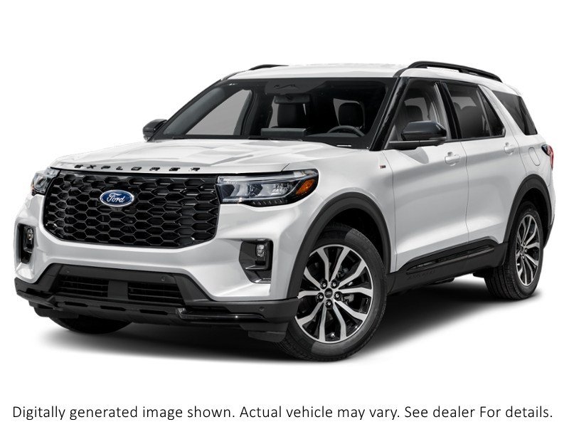 2026 Ford Explorer St-Line 4WD Space White Metallic  Shot 4