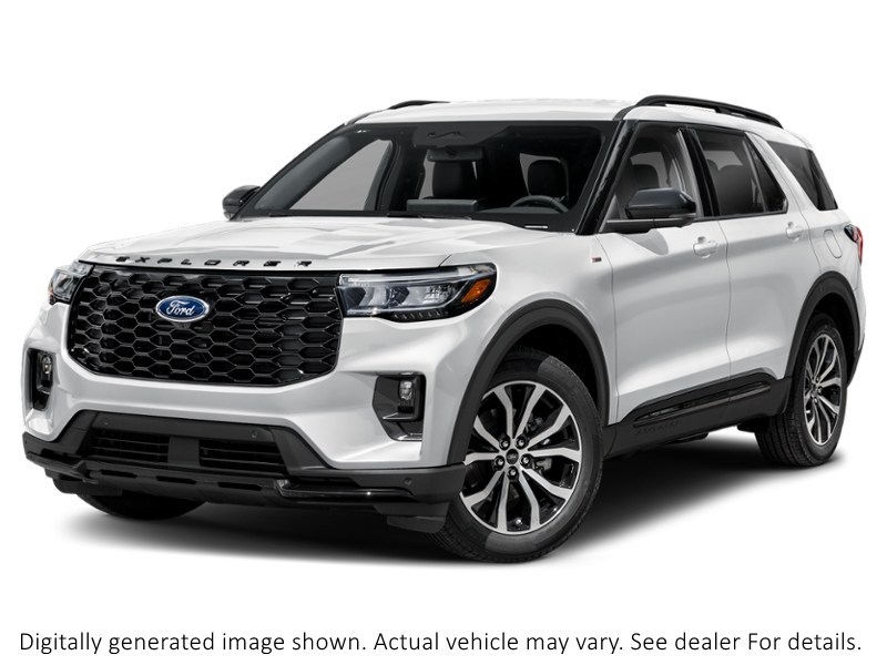2026 Ford Explorer St-Line 4WD Space White Metallic  Shot 1
