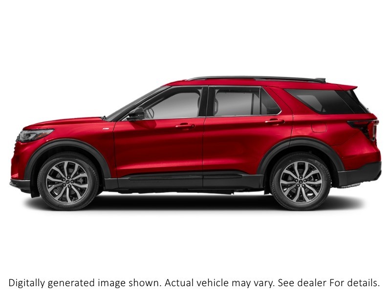 2026 Ford Explorer St-Line 4WD Rapid Red Metallic Tinted Clearcoat  Shot 5