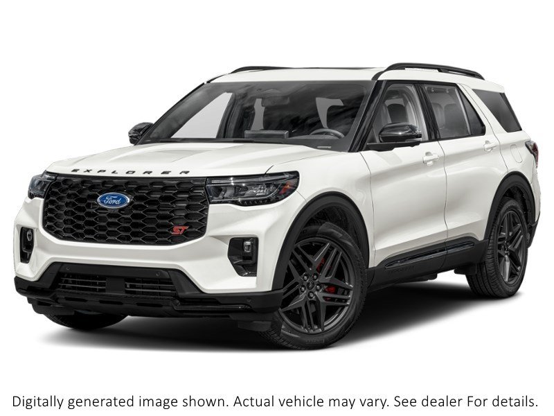 2026 Ford Explorer ST | 4WD | Roof | 360 | Adptv Cruise | B&O | 21S Star White Metallic Tri-Coat  Shot 4