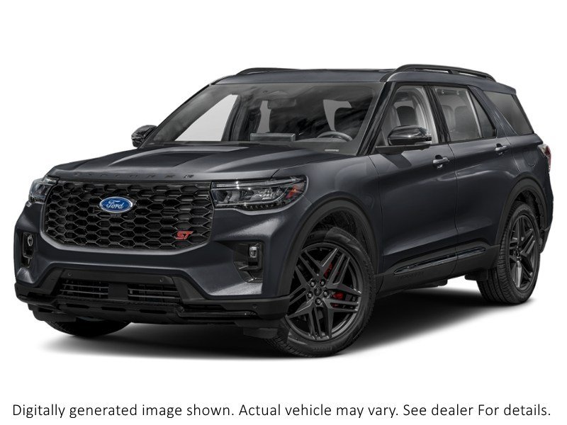 2026 Ford Explorer ST 4WD Agate Black Metallic  Shot 1