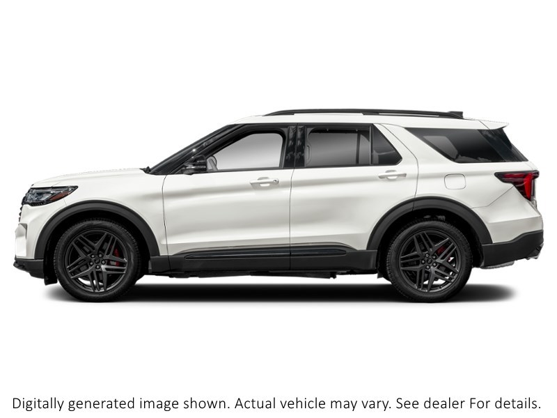 2026 Ford Explorer ST 4WD Star White Metallic Tri-Coat  Shot 3