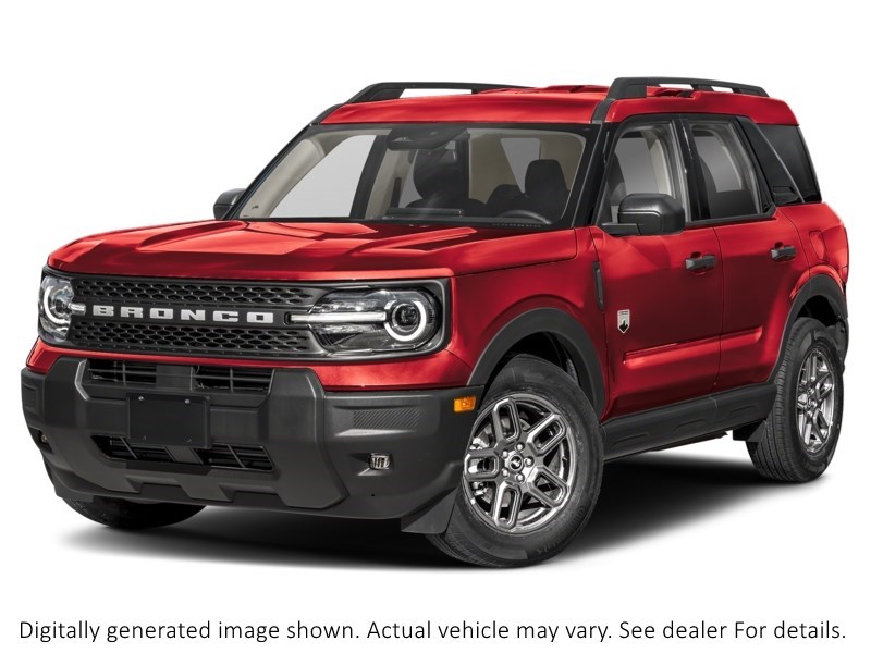 2026 Ford Bronco Sport Big Bend 4X4 Ruby Red Metallic Tinted Clearcoat  Shot 4