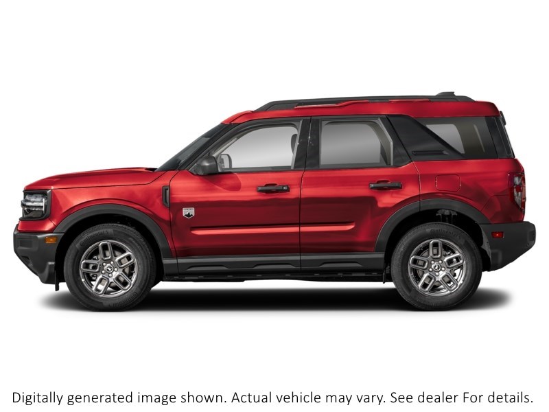 2026 Ford Bronco Sport Big Bend 4X4 Ruby Red Metallic Tinted Clearcoat  Shot 3