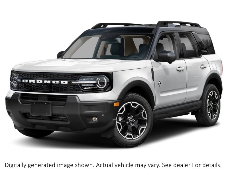 2026 Ford Bronco Sport Outer Banks 4X4 Space White Metallic  Shot 4