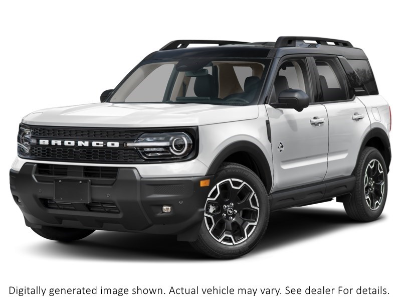 2026 Ford Bronco Sport Outer Banks 4X4 Space White Metallic  Shot 1