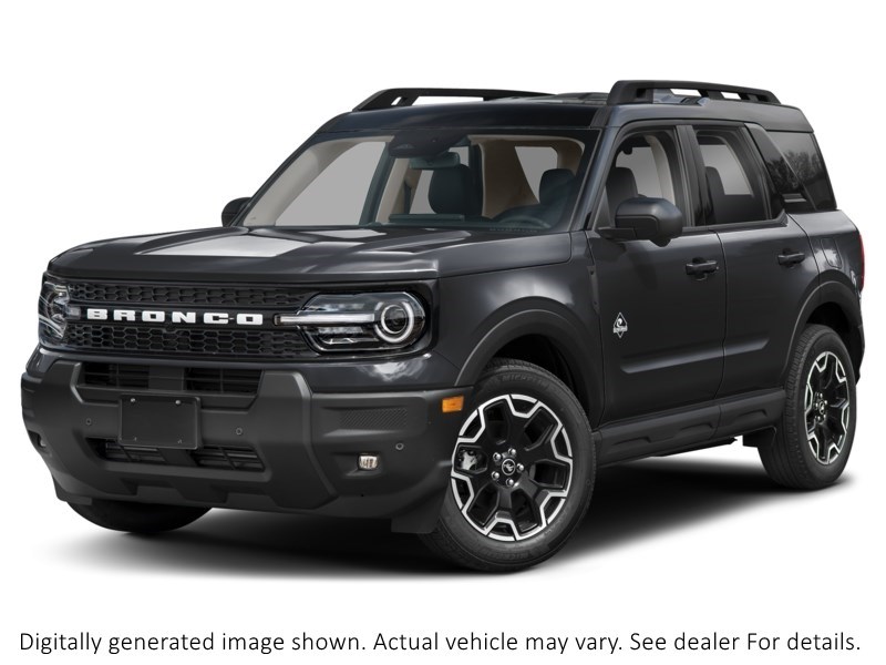 2026 Ford Bronco Sport Outer Banks 4X4 Shadow Black  Shot 4