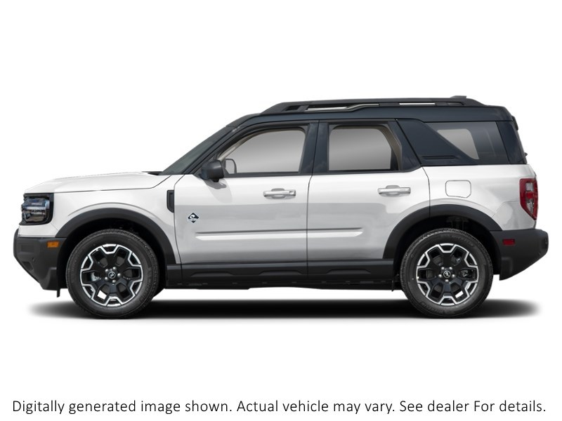 2026 Ford Bronco Sport Outer Banks 4X4 Space White Metallic  Shot 3