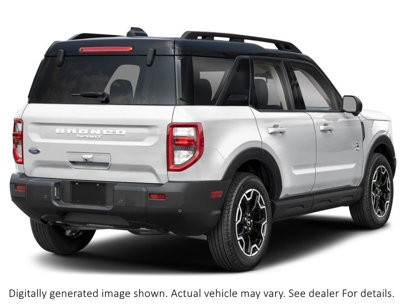 2026 Ford Bronco Sport Outer Banks 4X4 Space White Metallic  Shot 2