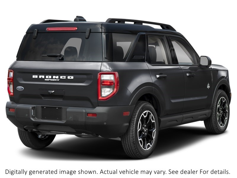 2026 Ford Bronco Sport Outer Banks 4X4 Shadow Black  Shot 2