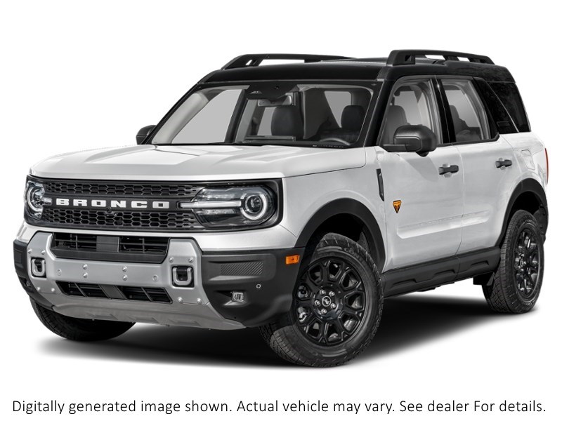 2026 Ford Bronco Sport Badlands 4X4 Space White Metallic  Shot 4