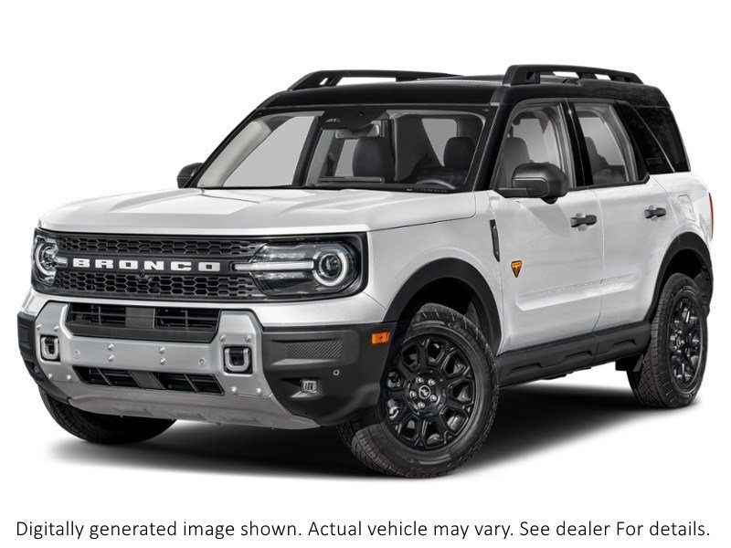 2026 Ford Bronco Sport Badlands 4X4 Space White Metallic  Shot 4