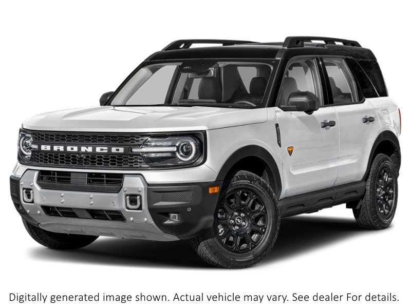 2026 Ford Bronco Sport Badlands 4X4 Space White Metallic  Shot 2