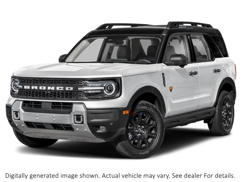 2026 Ford Bronco Sport Badlands 4X4 Space White Metallic  Shot 1