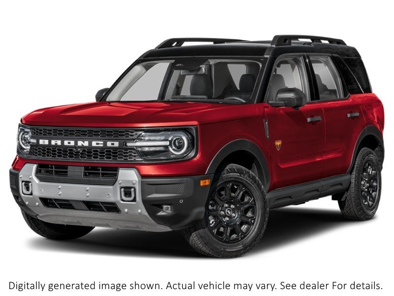 2026 Ford Bronco Sport Badlands 4X4 Ruby Red Metallic Tinted Clearcoat  Shot 30