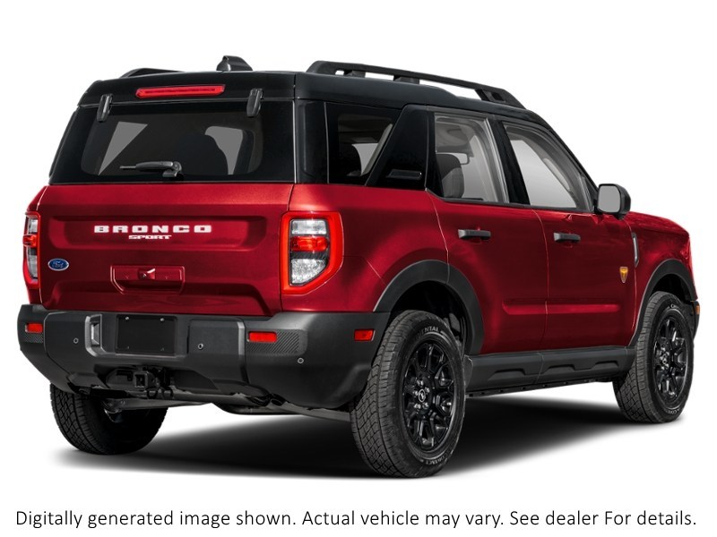 2026 Ford Bronco Sport Badlands 4X4 Ruby Red Metallic Tinted Clearcoat  Shot 2