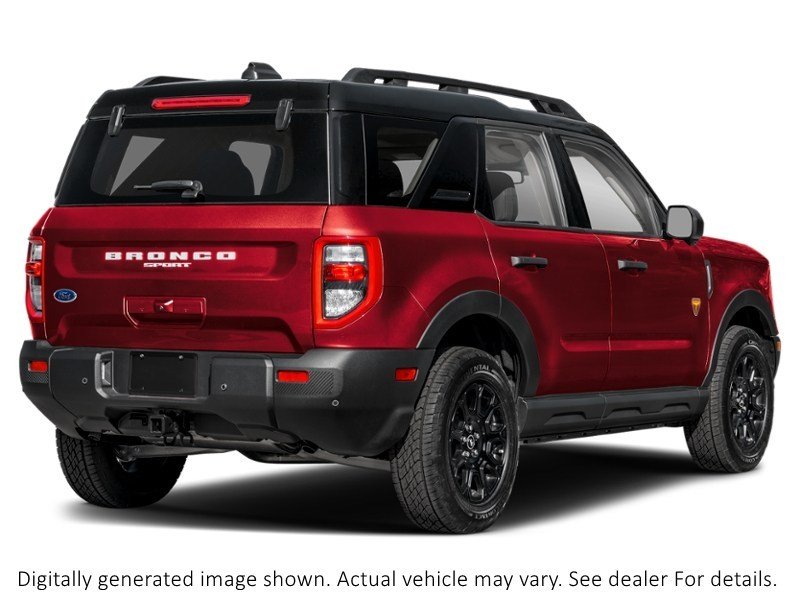 2026 Ford Bronco Sport Badlands 4X4 Ruby Red Metallic Tinted Clearcoat  Shot 28