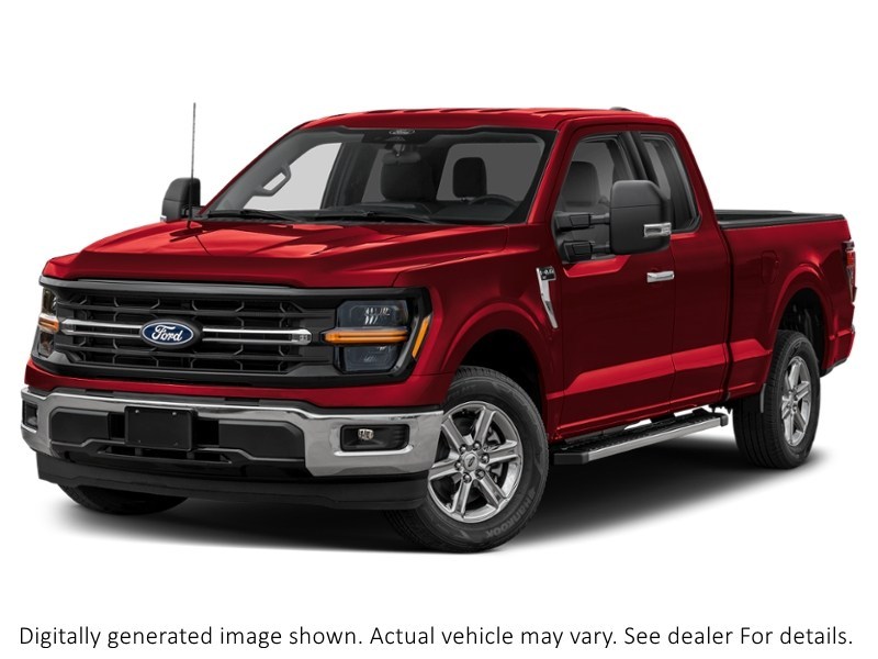 2026 Ford F-150 XLT 4WD Supercab 6.5' Box Ruby Red Metallic Tinted Clearcoat  Shot 4