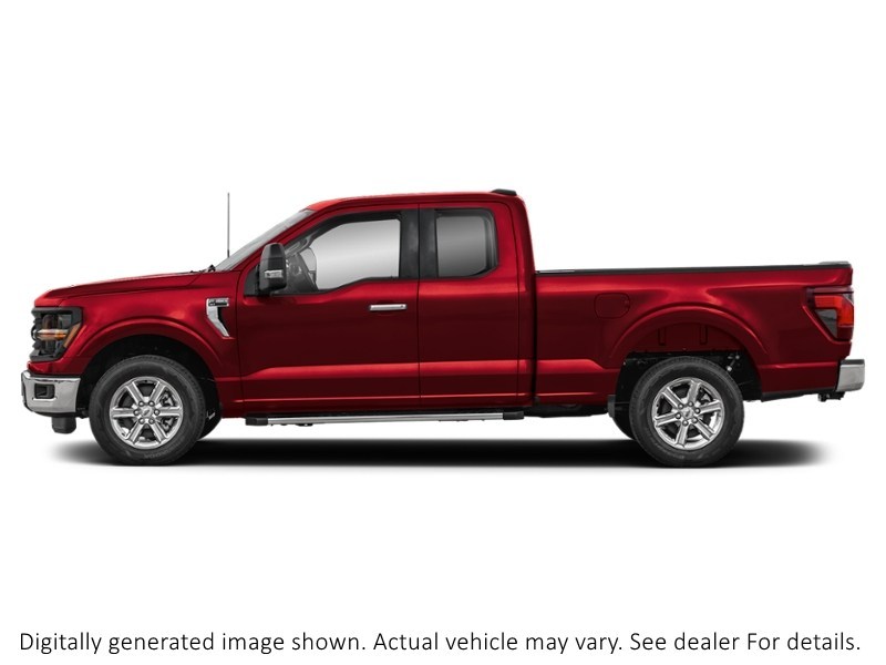 2026 Ford F-150 XLT 4WD Supercab 6.5' Box Ruby Red Metallic Tinted Clearcoat  Shot 5