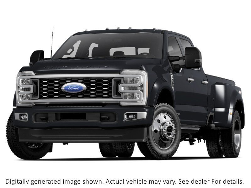 2025 Ford Super Duty F-450 Drw Platinum 4WD Crew Cab 8' Box Agate Black Metallic  Shot 2