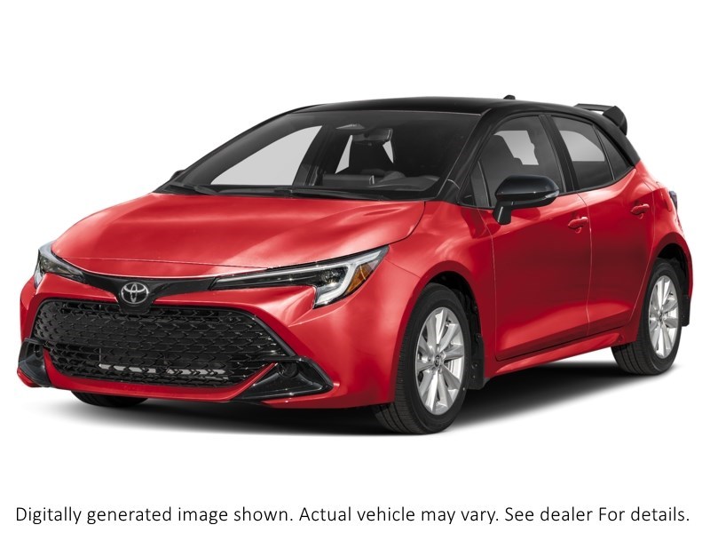 2026 Toyota Corolla Hatchback CVT Finish Line Red w/Black Roof  Shot 4