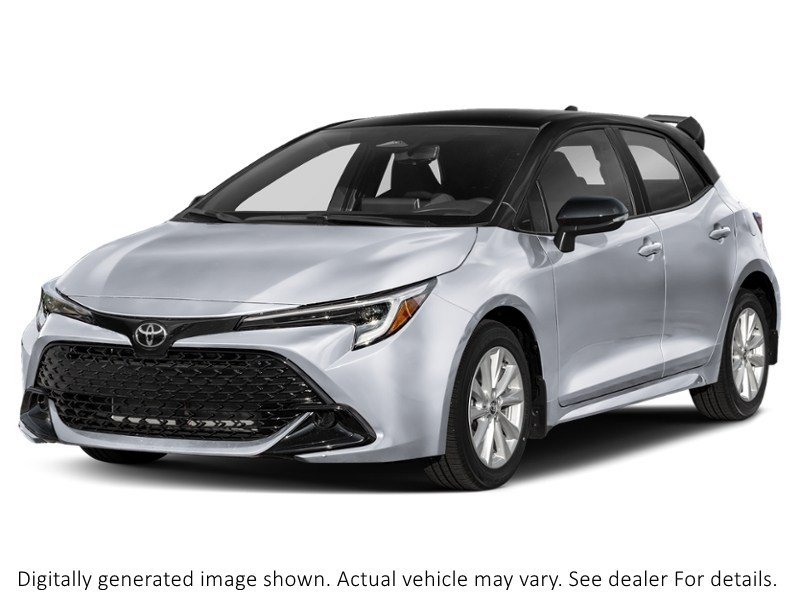 2027 Toyota Corolla Hatchback CVT Classic Silver Metallic w/Black Roof  Shot 7