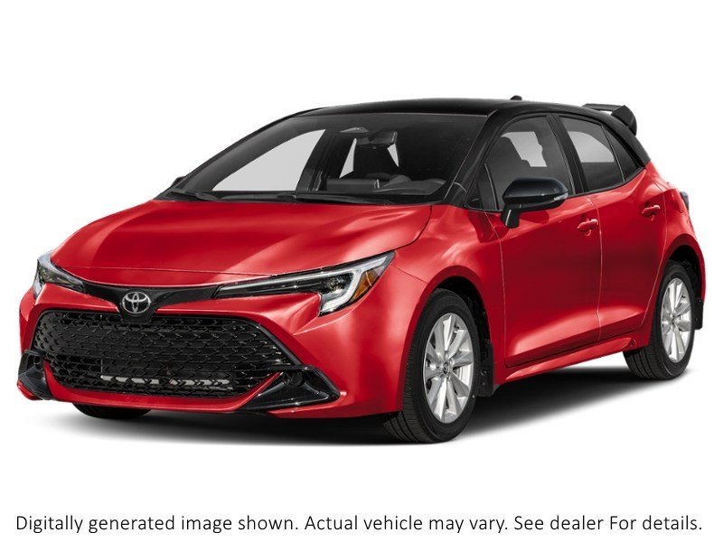 2027 Toyota Corolla Hatchback CVT Finish Line Red w/Black Roof  Shot 1