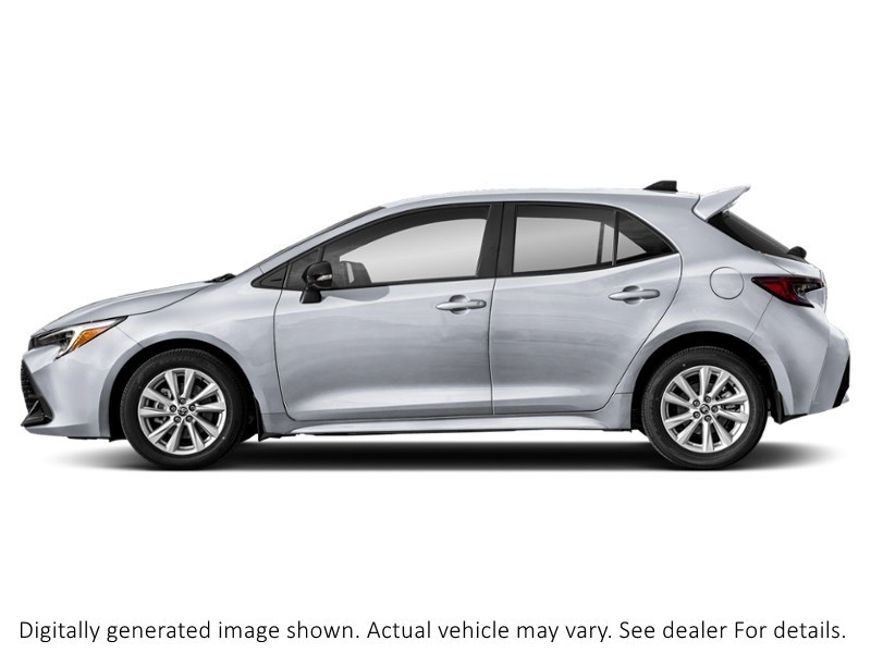 2027 Toyota Corolla Hatchback CVT Classic Silver Metallic  Shot 3