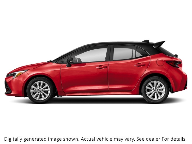 2027 Toyota Corolla Hatchback CVT Finish Line Red w/Black Roof  Shot 3
