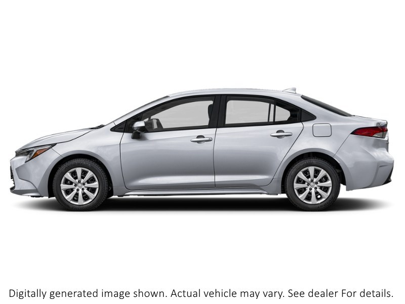 2025 Toyota Corolla Hybrid Hybrid LE CVT Classic Silver Metallic  Shot 5