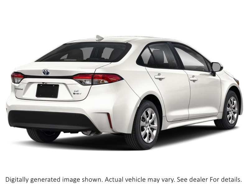 2026 Toyota Corolla Hybrid Hybrid LE CVT AWD White  Shot 8