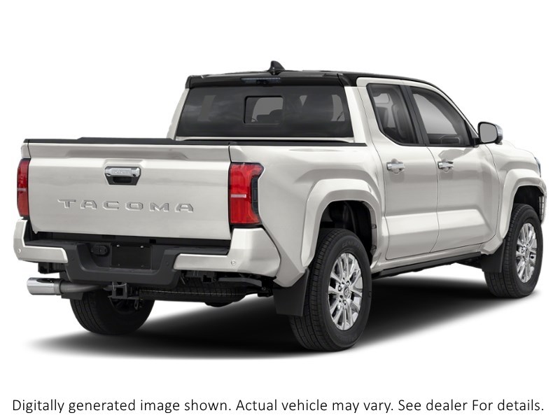2025 Toyota Tacoma Hybrid Trail Hunter White/Black Roof  Shot 8