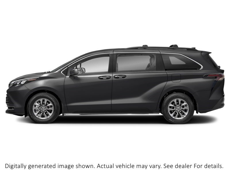 2026 Toyota Sienna LE 8-Passenger AWD Midnight Black Metallic  Shot 3