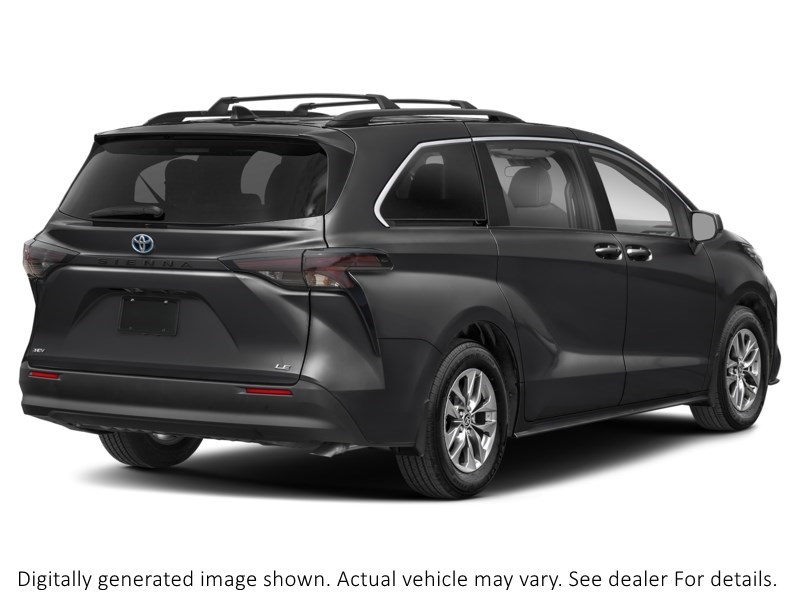 2026 Toyota Sienna LE 8-Passenger AWD Midnight Black Metallic  Shot 6