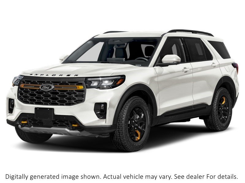2026 Ford Explorer Tremor 4WD Star White Metallic Tri-Coat  Shot 1