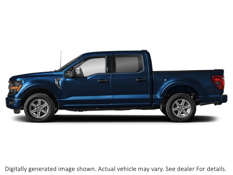 2026 Ford F-150 XLT | 4X4 | 5.0L | 302A | Blk Pk Pls| Bed Utl Antimatter Blue Metallic  Shot 3