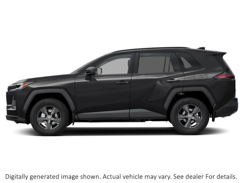 2026 Toyota Rav4 LE AWD Midnight Black Metallic  Shot 3