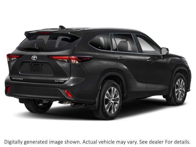 2026 Toyota Highlander XLE AWD Midnight Black Metallic  Shot 2