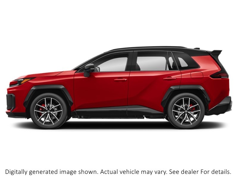 2026 Toyota Rav4 Plug-In Hybrid Gr Sport AWD Supersonic Red w/Black Roof  Shot 4